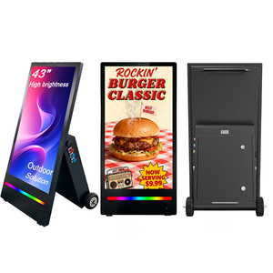 Pantalla Digital <span class=keywords><strong>de</strong></span> 43 Pulgadas con Indicador <span class=keywords><strong>de</strong></span> Batería en Tiempo Real, Batería Integrada, Kiosco Impermeable para Supermercado - Product Image 1
