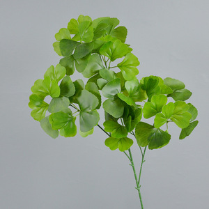 Feuille de Ginkgo artificielle, branche unique, 82 cm de haut, fleurs en papier, décoration intérieure, plante verte, pour mariage et usage intérieur - Product Image 1