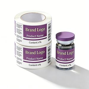 Etichetta Personalizzata per Fiale di Peptidi, Confezione Farmaceutica 3ml 10ml, Adesivo Olografico Stampabile con Logo, Etichetta <span class=keywords><strong>Medica</strong></span> Impermeabile in Rotolo - Product Image 6