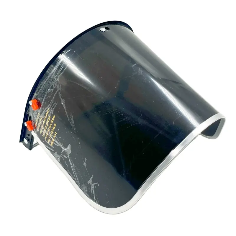 Grosir aluminium berkualitas tinggi + PET perlindungan rumah tangga Visor pelindung wajah bingkai aluminium Visor pelindung