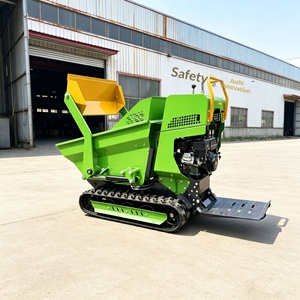 Self-loading crawler dump truck with load of 0.5t construction engineering transport truck small crawler dump truck - Product Image 3