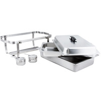 Großhandel Buffet Food Warmer Sets Edelstahl Chafing Dishes Sets Faltbare Chafing Dishes für Catering Restaurant Hotel