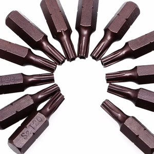12Pcs 25mm 1/4" Hex Shank Magnetic T15 T20 T25 T30 T40 <strong>T50</strong> <strong>Torx</strong> Security Screwdriver <strong>Bits</strong> With Hole L15 - Product Image 6