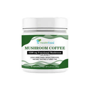 Café de hongos más vendido con bajo contenido en grasas, mejora la inmunidad y fortalece las funciones, apoya el nivel de energía y la salud intestinal. - Product Image 1