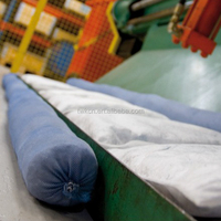 Melt-Blown 100 polypropylène absorbant chimique liquide économique oreiller oreillers polypropylène huile chaussette sacs Kit de déversement