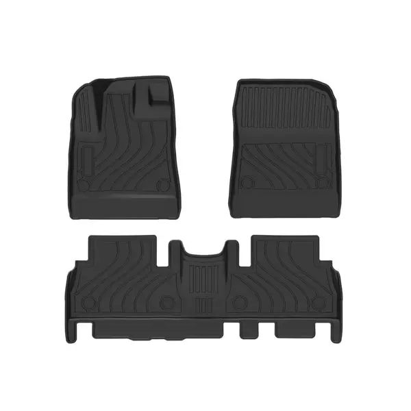 Conjunto completo personalizado de tapetes antiderrapantes TPE 3D ecológicos para pés de carro, carpete para Peugeot Rifter 2021-2023