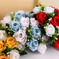 Panneau de fleurs artificielles en soie pour mur floral, idéal pour arche de mariage et événements, vente en gros de panneaux muraux floraux