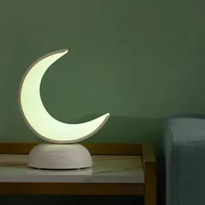 Ночная лампа в форме Луны для детской комнаты безводный беспроводной Перезаряжаемый аромадиффузор настольная лампа