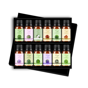Juego de aceites esenciales de Rosa orgánico puro personalizado de Nature Factory empaquetado cosméticamente en forma única - Product Image 1