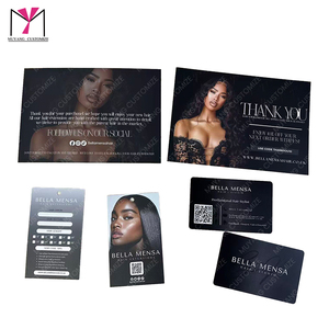 Tarjetas de Agradecimiento de Papel Sostenible con Logotipo Personalizado, Venta Caliente 2026, Cualquier Color, Incluye Consejos para el Cuidado del Cabello - Product Image 2