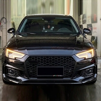 Ensemble de pare-chocs avant pour Audi A4 S4 B9 2017-2019, style RS4, avec grille en maille, kit carrosserie