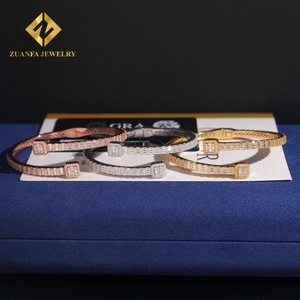 Nouveaux modèles de bracelets en moissanite, argent 925 plaqué or, testeur de diamant, bracelet pour femmes en moissanite, vente flash avec GRA - Product Image 3