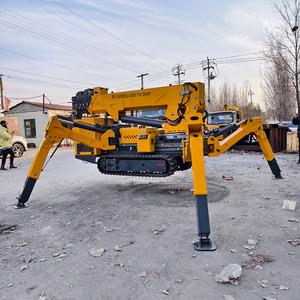 رافعة إنشاءات صغيرة 3 طن 5 طن <span class=keywords><strong>8</strong></span> طن <span class=keywords><strong>10</strong></span> طن بناء هيدروليكي رافعة عنكبوتية مع سلة رجل - Product Image 2