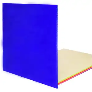 0.177" (3/16 inch) x 18" x 36" Acrylic Plexiglass Plastic Sheet Cast blue acrylic sheet transparent