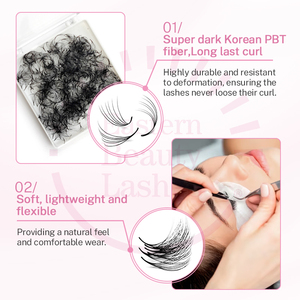 Especialidad personalizada Pro Made Lash Curls J <span class=keywords><strong>L</strong></span> <span class=keywords><strong>M</strong></span> B cURL Premade Fans <span class=keywords><strong>M</strong></span> <span class=keywords><strong>L</strong></span> Curl Lash Trays Promade Lashes - Product Image 5