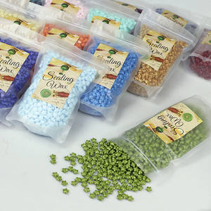 Perles pour sceau de cire, sceau personnalisé avec cinq étoiles pour sceau, <span class=keywords><strong>500g</strong></span>, 10 pièces - Product Image 1