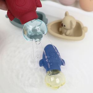 Nouveau design, jouet de bain pour enfants en silicone sans mousse, fusée pulvérisatrice d'eau pour tout-petits - Product Image 3