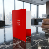 Carpeta de Presentación de Documentos Impresa, Tamaño A4, Papel Cartón, Carpeta Expandible, Blanca, con Logotipo en Dorado