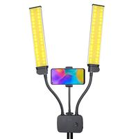 PROMO EXCEPTIONNELLE : Bande lumineuse LED double bras avec écran LCD pour studio photo et diffusion en direct MX-45