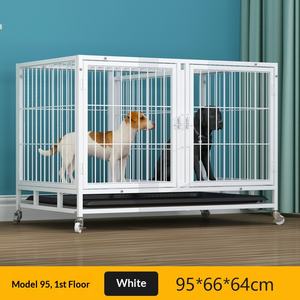 Üç Katlı Demir Tel Köpek ve Kedi Kafesi Bölmeli Çok Katlı Çift Katlı Ayrık Tasarım - Product Image 2