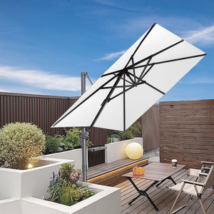 Parasol cantilever Roma <span class=keywords><strong>en</strong></span> solde, avec lumière LED, nouveau design pour patio, parc, cour - Product Image 1