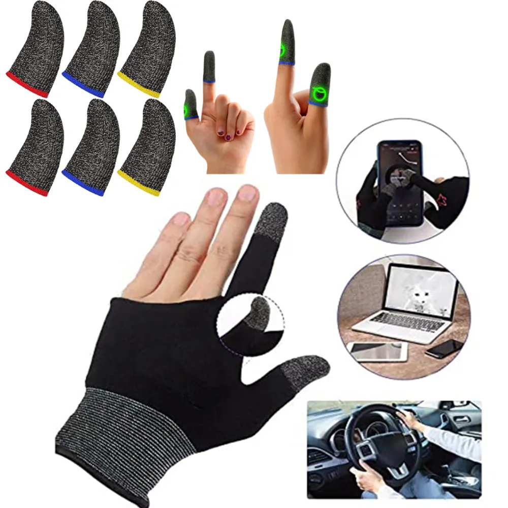 Game Controller Touch Screen Thumbs Gaming Finger Protective Finger Sleeves for Pubg sleeve cover for phone