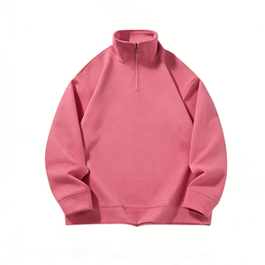 <span class=keywords><strong>Felpa</strong></span> <span class=keywords><strong>con</strong></span> <span class=keywords><strong>Zip</strong></span> a un Quarto Stile Y2k, Abbigliamento Casual in Puro Cotone Nero Lavorato a Maglia per <span class=keywords><strong>Uomo</strong></span> <span class=keywords><strong>e</strong></span> Donna - Product Image 2