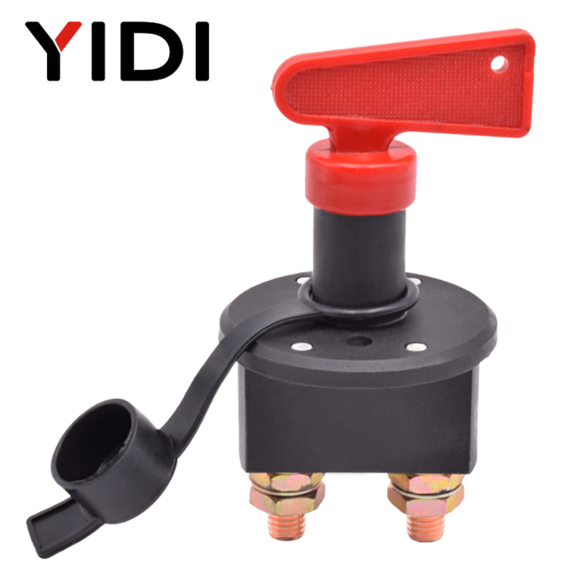 24V Metal Plastic Battery Disconnect Switches Rotary Kill Switch Isolator Cut Power Marine Car Boat Circuit Breaker CE Certified