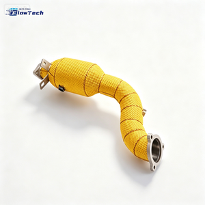 Tuyau de descente de haute qualité pour Mercedes C180 C200 C260 W204 1.8T avec bouclier thermique jaune et options de couleurs multiples - Product Image 3