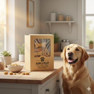 Caja <span class=keywords><strong>de</strong></span> Regalo Navideña <span class=keywords><strong>de</strong></span> Papel para Perros y Gatos, Empaque para Regalos Navideños, Caja <span class=keywords><strong>de</strong></span> Cartón Corrugado para Set <span class=keywords><strong>de</strong></span> Artículos para Mascotas Grandes - Product Image 6