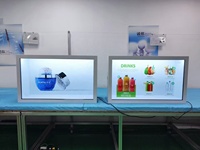 Vitrina Transparente de 21.5 Pulgadas, Vitrina con Pantalla Táctil 3D, Vitrina con Pantalla LCD Transparente Holográfica