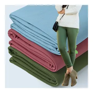 Wingtex özelleştirilmiş renk Jersey kumaş % 12% Spandex 88% Polyester toplu polar kumaş için pantolon Yoga