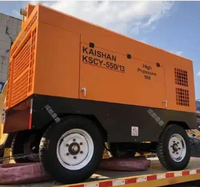 Compresseur d'air diesel mobile innovant avec moteur EPA, garantie 1 an, équipement robuste de 2300 kg pour l'ingénierie