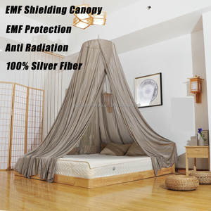 Tienda de campaña de bloqueo EMF | BLOCK EMF Silver Fiber Dome Bed Canopy | Alternativa a las fundas y sábanas de colchón - Product Image 2