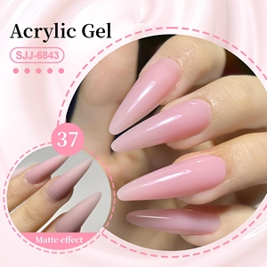 TRIONE 30g/60g Gel polyacrylique pour <span class=keywords><strong>extension</strong></span> d'ongles, gel transparent naturel, gel solide de couleur, gel dur pour la construction, séchage rapide, gel UV acrylique, vente en gros - Product Image 5