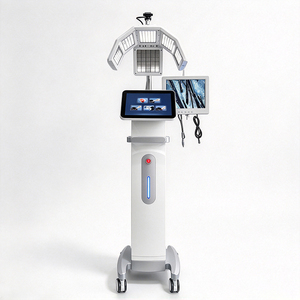Machine laser professionnelle de stimulation des follicules pileux, spray d'oxygène hydratant en profondeur pour le cuir chevelu, brosse de massage BIO, anti-alopécie - Product Image 2