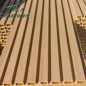 Revêtement mural extérieur en WPC imperméable, co-extrusion, panneau mural en WPC rainuré pour extérieur, revêtement composite en plastique pour jardin - Product Image 4