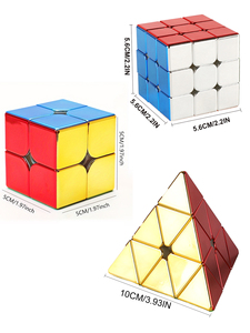 Sengso Hot Bán Đồ Chơi Mạ Từ Loạt Ma Thuật Cube Cạnh Tranh Cho Trẻ Em Câu Đố Mini Dành Cho Người Lớn Trò Chơi Câu Đố Não Đồ Chơi - Product Image 4