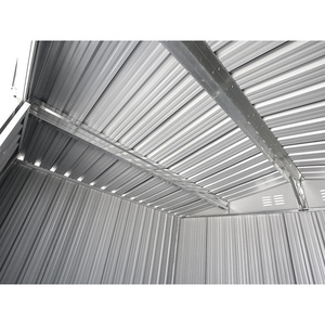 Abri de jardin moderne avec <span class=keywords><strong>toit</strong></span> à <span class=keywords><strong>double</strong></span> pente Fondation de maison <span class=keywords><strong>en</strong></span> fer-blanc pour le stationnement de voitures Outil <span class=keywords><strong>en</strong></span> <span class=keywords><strong>bois</strong></span> traité sous pression Style de pièce - Product Image 6