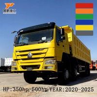 Truk Dump Off Road H0W0 8X4 yang Disesuaikan untuk Jalan Berlumpur, Cocok untuk Konstruksi Musim Hujan Afrika