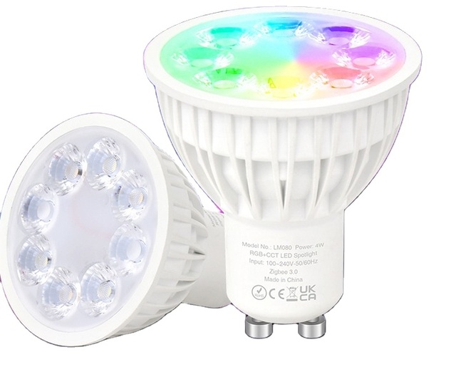Popular Style Low Price WiFi RF Control Spotlight 4W GU10 CCT RGB LED Bulb