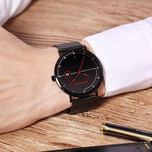 ハンナ・マーティン時計工場オリジナルデザインファッションダイヤル日本製ムーブメント腕時計ビジネスカスタムクラシックカレンダーメンズウォッチ - Product Image 3