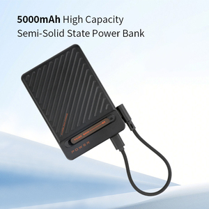 แบตเตอรี่สำรองไร้สายแม่เหล็ก 5000 มิลลิแอมป์ 15 วัตต์ สำหรับโทรศัพท์มือถือ ช่องเสียบ USB Type C แบตเตอรี่แบบกึ่งแข็ง - Product Image 2
