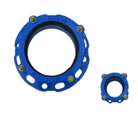 Accouplements universels en fonte ductile couplés en métal de flexibilité Accouplement d'adaptateur de bride pour la fonte ductile/acier et PVC