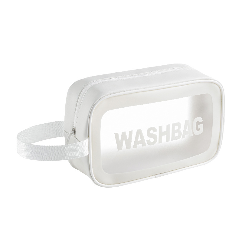 Waterproof PVC Transparent Travel Toiletry Bag Portable Make Up Organizer Cosmetic Case