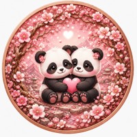 Монета из чистой меди 999 пробы, 5 унций, с высоким рельефом, 3D, серия «Милая панда», цветная, коллекционное издание, с гальваническим покрытием и УФ-печатью