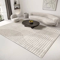 Table basse et canapé personnalisés Wilton, style européen moderne, en polypropylène et polyester, luxe léger, fins, lavables, antidérapants, pour salon domestique