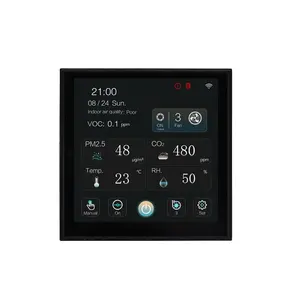 MIA-6GS 4 Inch HD Screen Real Time Displaying Temperature Humidity PM2.5 CO2 Wifi Fresh Air Ventilation Controller