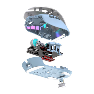 Tri-chế độ không dây RGB Luminous Chuột trọng lượng nhẹ máy tính trò chơi Chuột chơi game Phụ kiện Máy tính Chuột chơi game không dây - Product Image 6