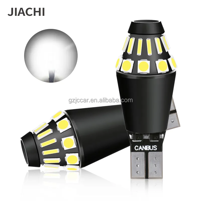 JIACHI FACTORY T15 Led Bulb CANBUS W16W Light Bulbs 4014 3030 SMD 12-24V Error Free T15 Led Strobe Backup Reverse Light For Car